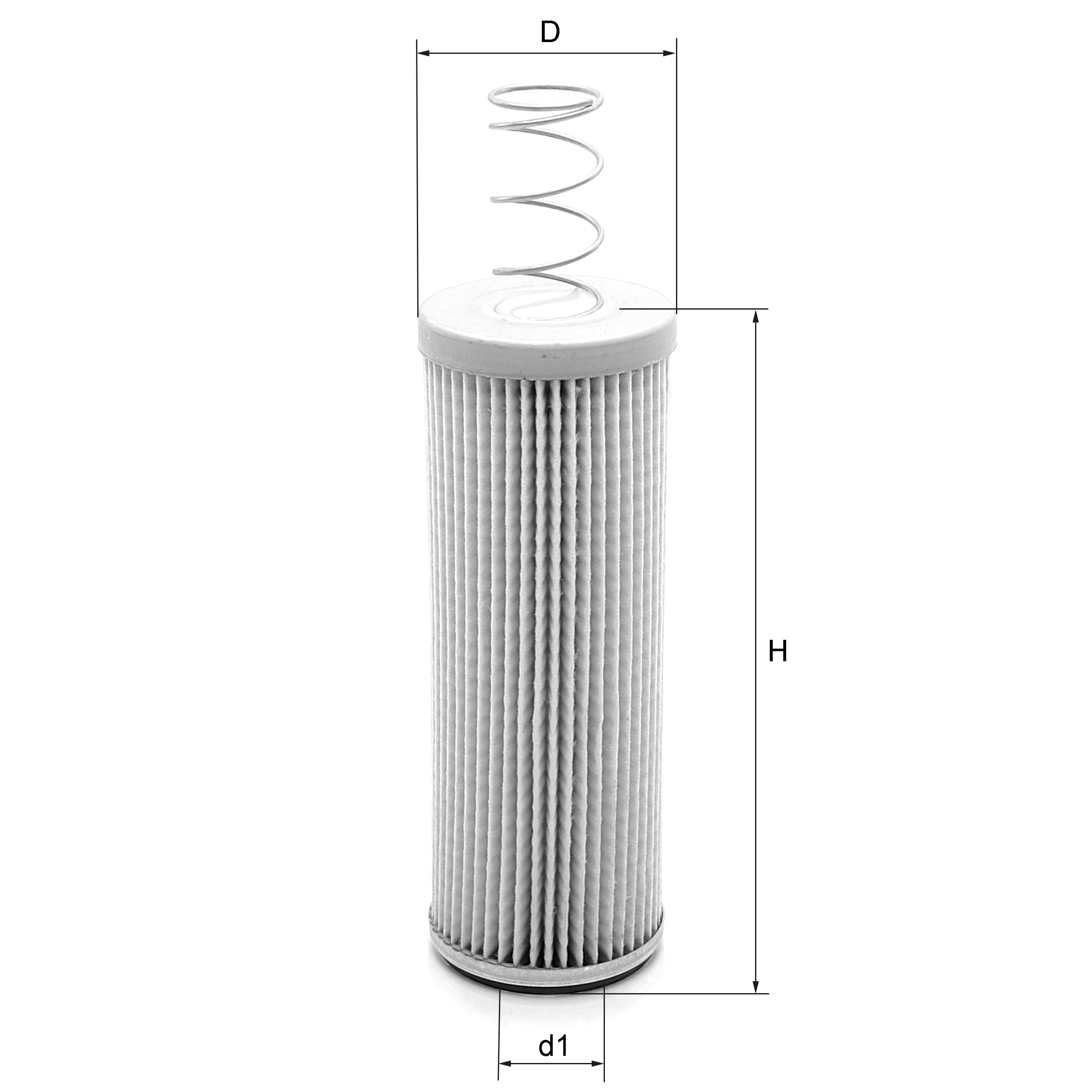Technical diagram for Air Filter replaces Rietschle 731191