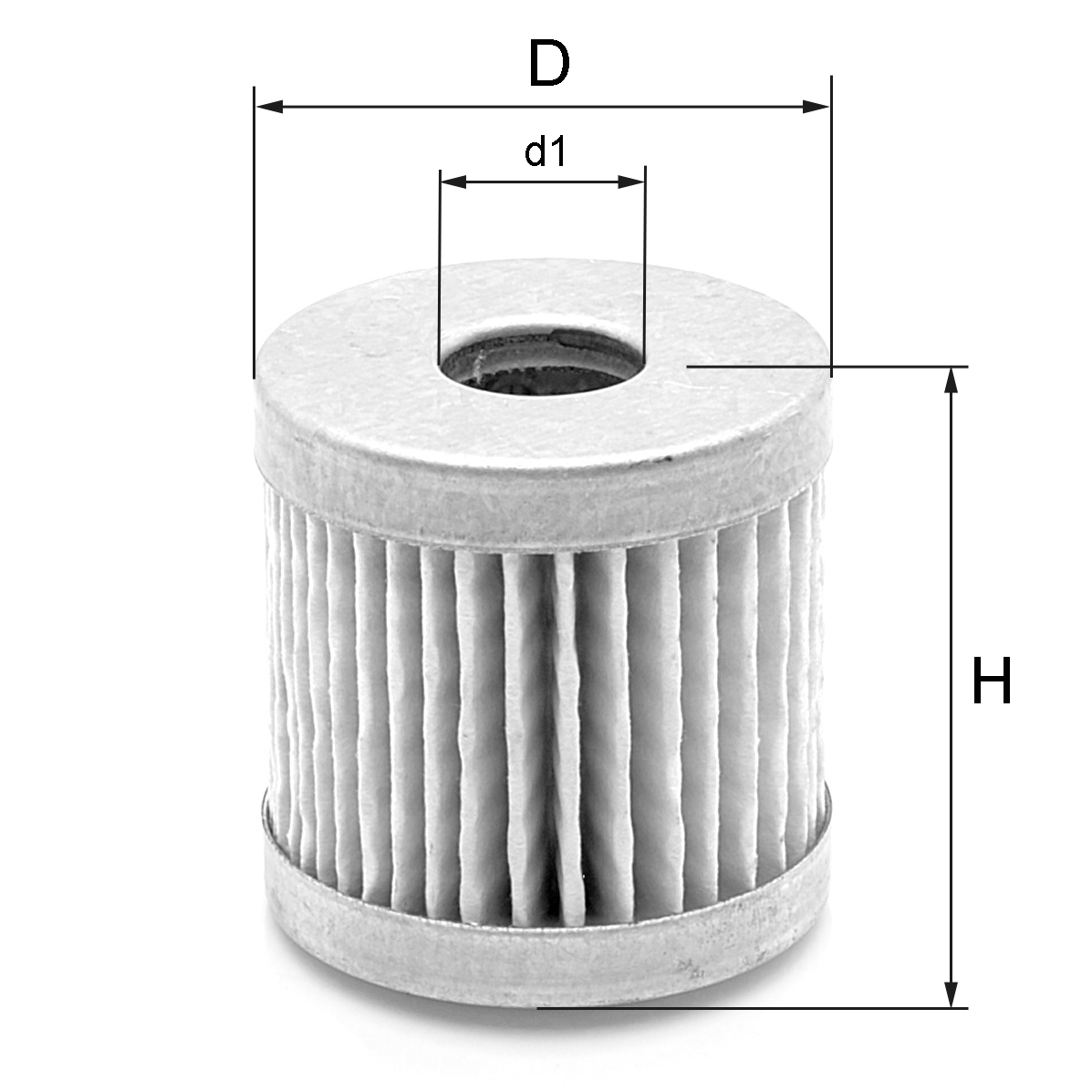 Technical diagram for Air Filter replaces Becker 909554